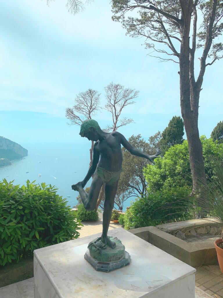 Visite villa Lysis ile de Capri voyage cote amalfitaine